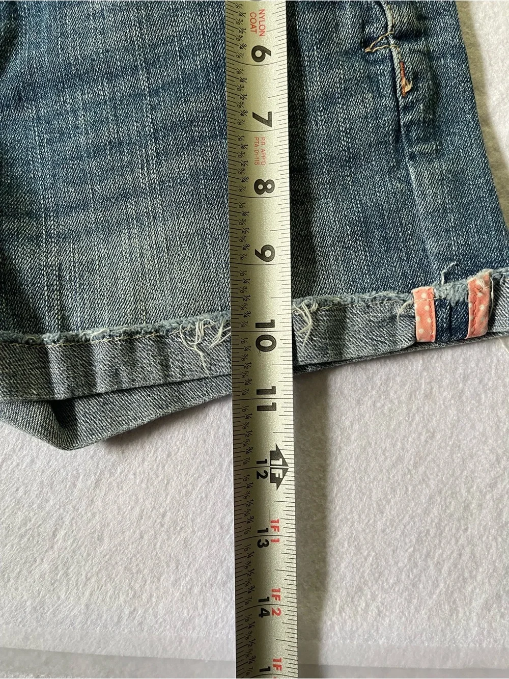 Aeropostale Women's Faded Blue Distressed Denim Shorts